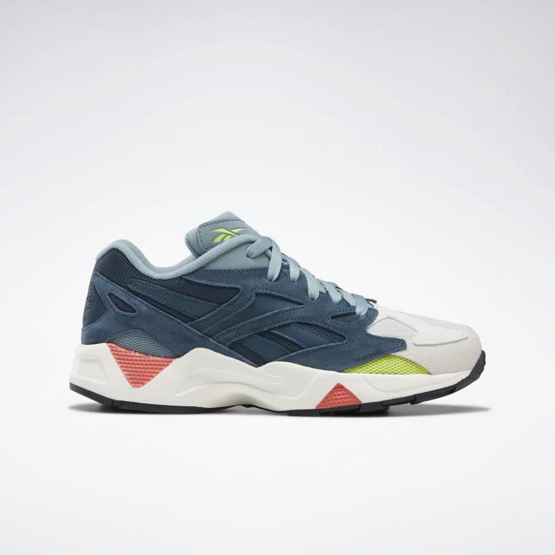 Tenisi Reebok Aztrek 96 Barbati Gri/Albastri/Turcoaz Romania CH7951QN